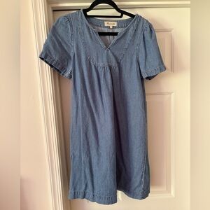 Madewell Light Blue Denim Dress